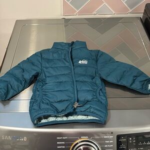 REI reversible puffer jacket